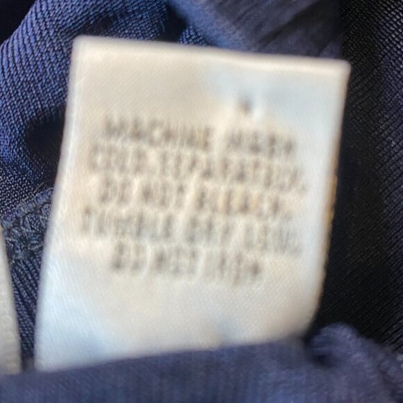 Chico's Travelers Slinky Comfy Wide Leg Travel Pants Sz 1 Reg (M/8) Blue #45P - Picture 7 of 7